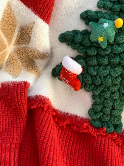 Christmas themed pullover sweater HZ1024