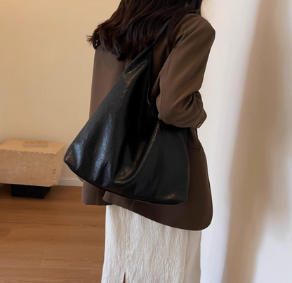 Autumn and winter fashion simple high-end shoulder bag casual versatile large capacity tote bag ED0176