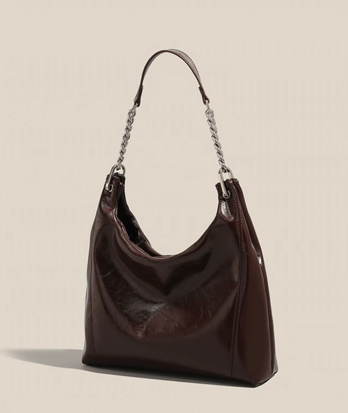 Retro large capacity commuter tote bag shoulder bag ED0209