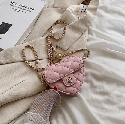 chain heart crossbody bag HZ1024