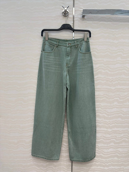 Loewe Jean Green Cotton