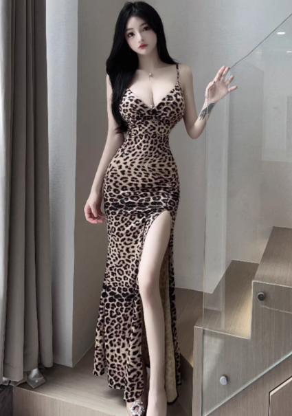 $49.99 | Leopard Print Women's Dress S15