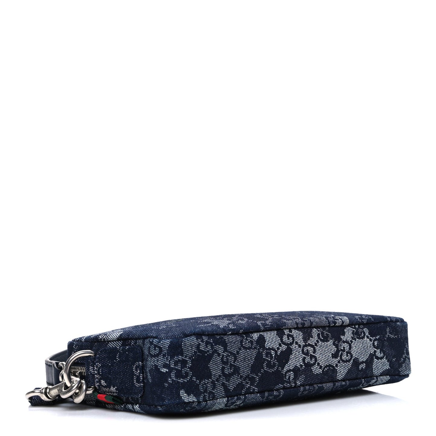 Denim GG Monogram Camouflage Small Crossbody Bag Blue
