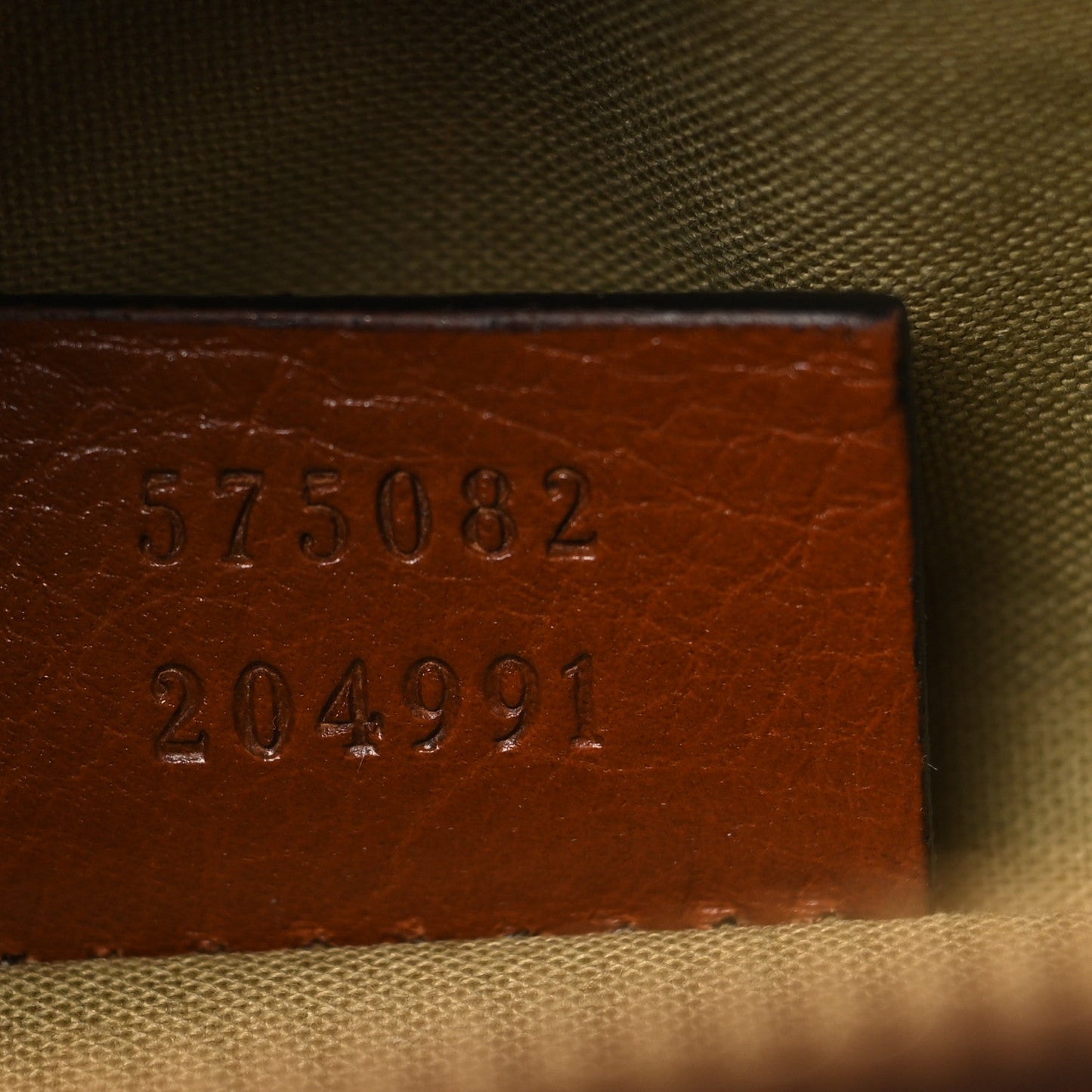 Vintage Canvas Web Belt Bag Sand Cuir