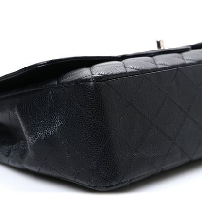 Caviar Quilted Jumbo Single Flap Black