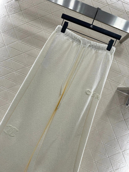 CHANEL 25S HIGH-WAISTED WIDE-LEG PANTS 306