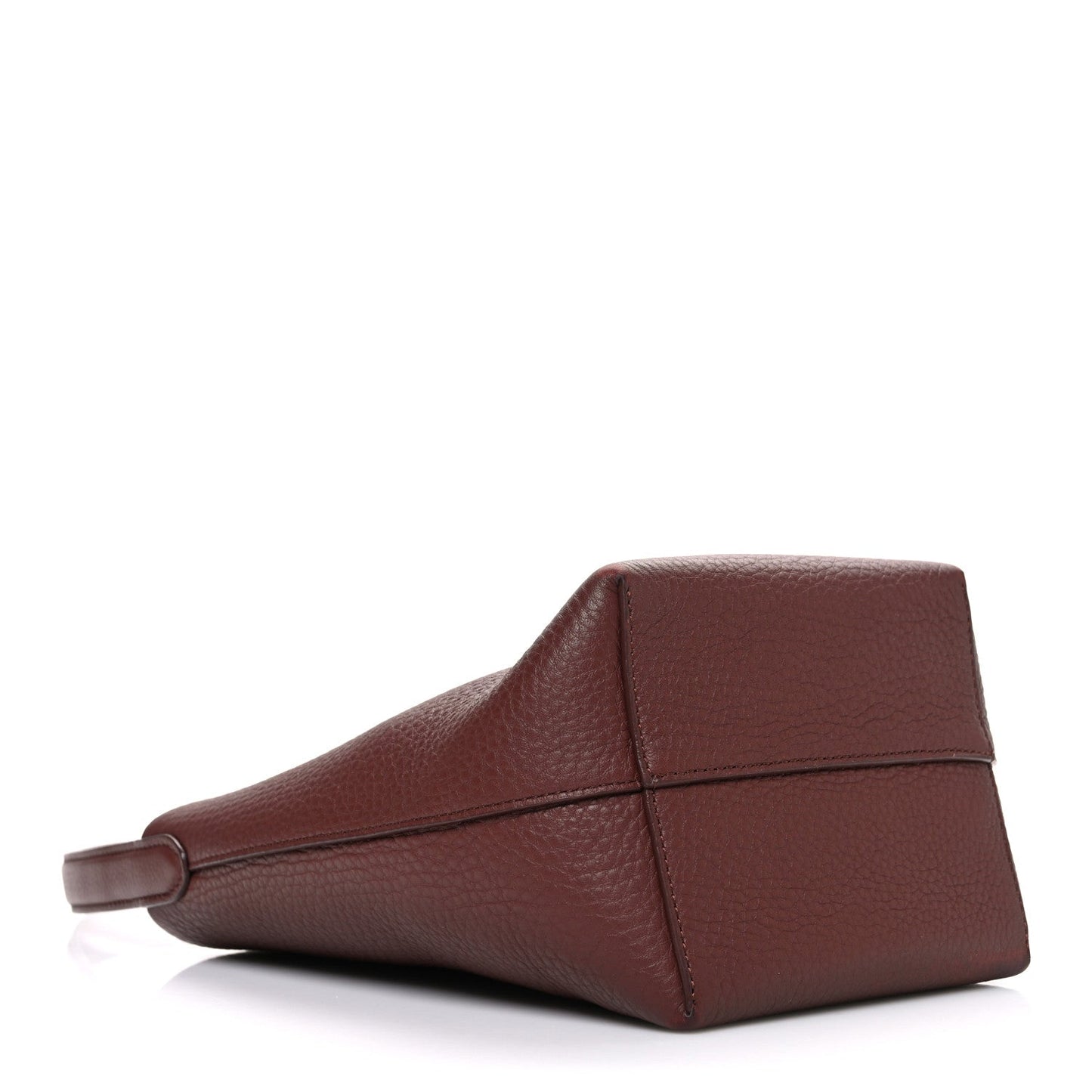 Grained Calfskin Small N/S Park Tote Burnt Wood