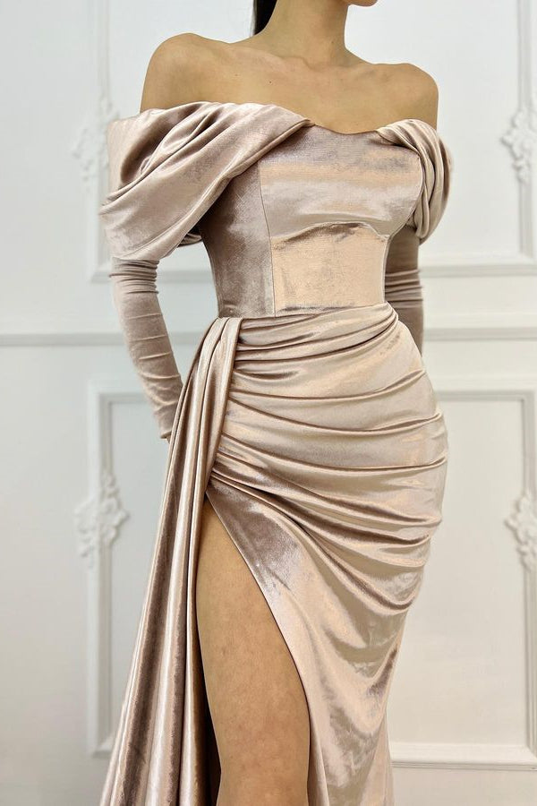 Off-The-Shoulder Mermaid Evening Dress Sweetheart