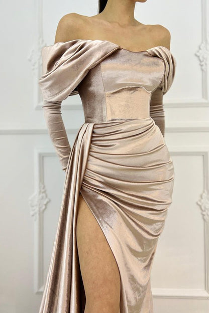Off-The-Shoulder Mermaid Evening Dress Sweetheart