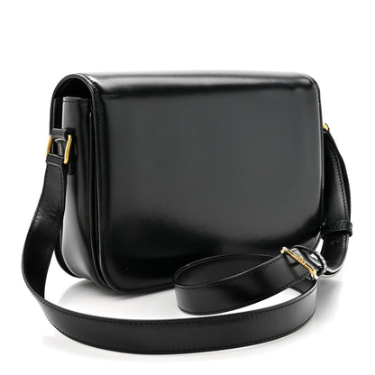 Shiny Calfskin Medium Triomphe Black