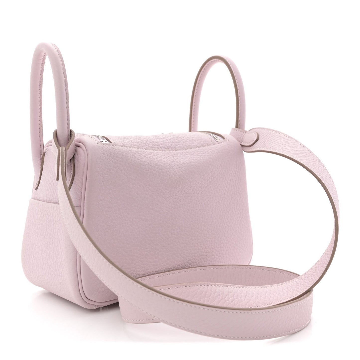 Taurillon Clemence Verso Mini Lindy 20 Mauve Pale Mushroom
