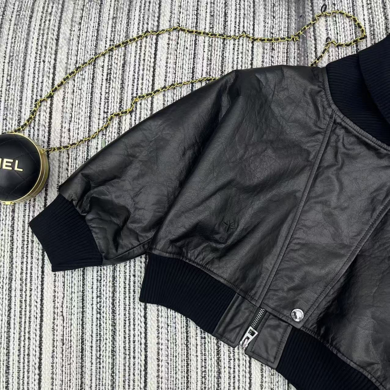 DIOR 25S LEATHER JACKET STYLE 371