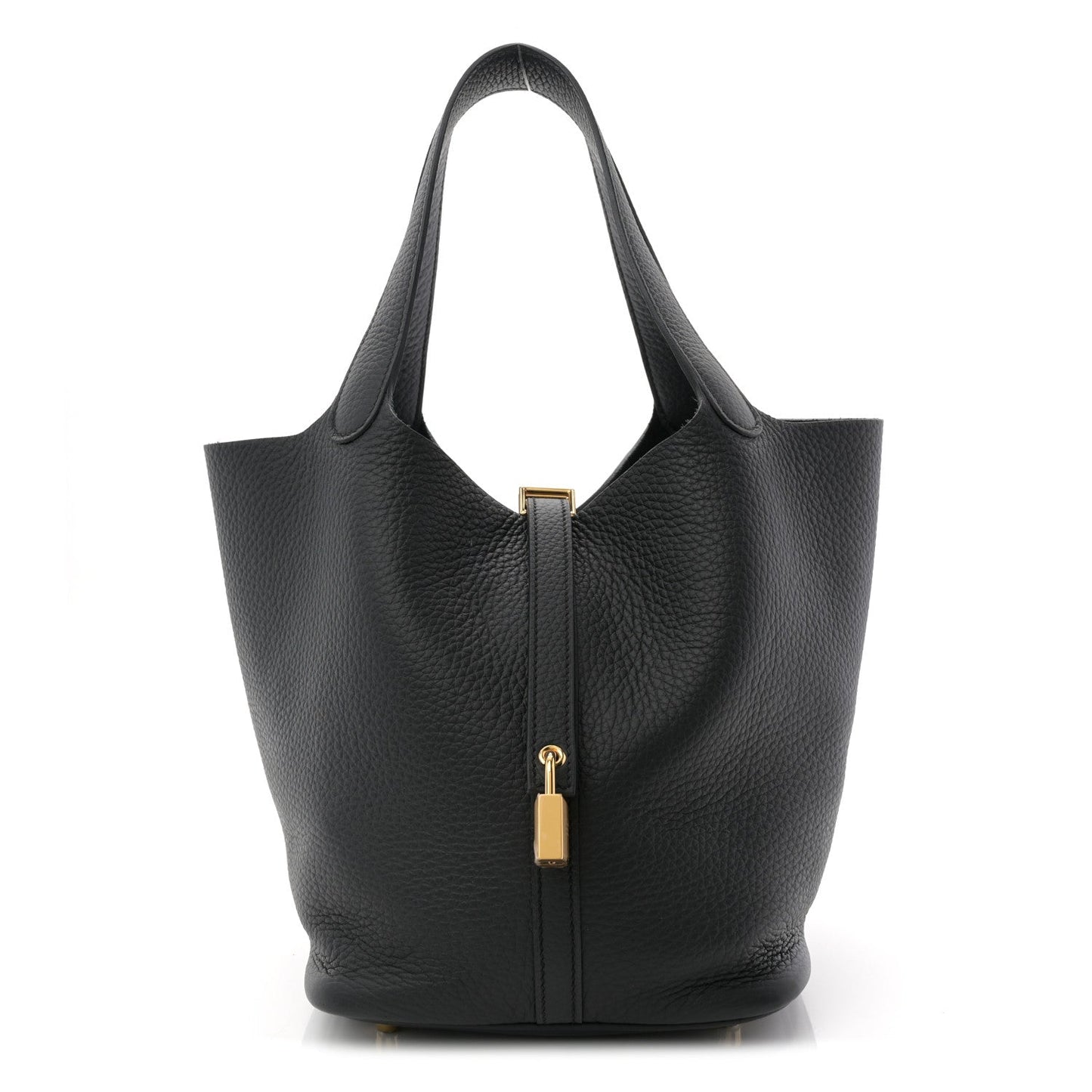 Taurillon Clemence Picotin Lock 22 MM Black