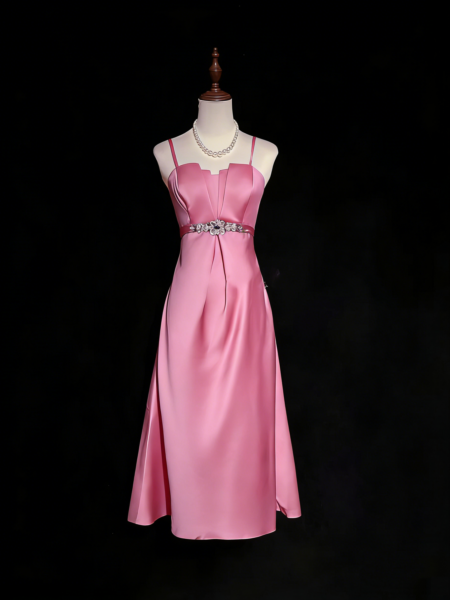 Fashion Spaghetti Straps Purple Satin Beaded A Line Short Birthday Outfits Homecoming Dress D1993