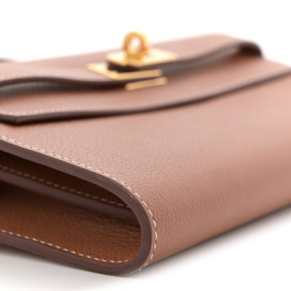 Evercolor Kelly Wallet To Go Gold