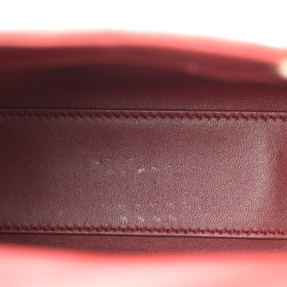 Alligator Mini Lady Dior Red