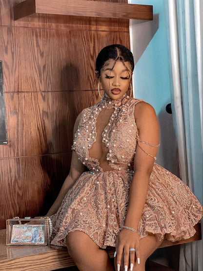 cocktail birthday dresses Sequin Short Sky Blue Dress jkprom add more fashion and A girl can never have