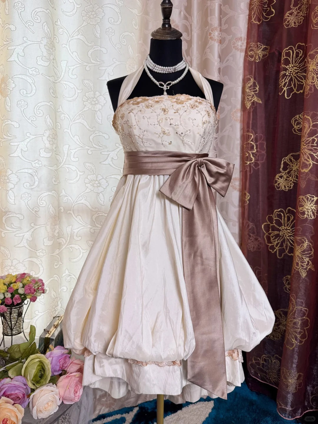 A Line Birthday Outfit Short Evening Dress Short Party Dress Vintage Homecoming Dress   fg8087