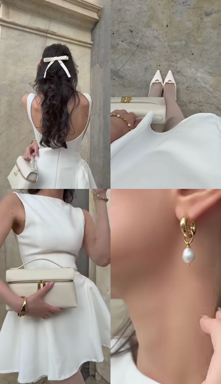 A Line White Short Evening Dress Homecoming Dress Short Party Dress    fg7800