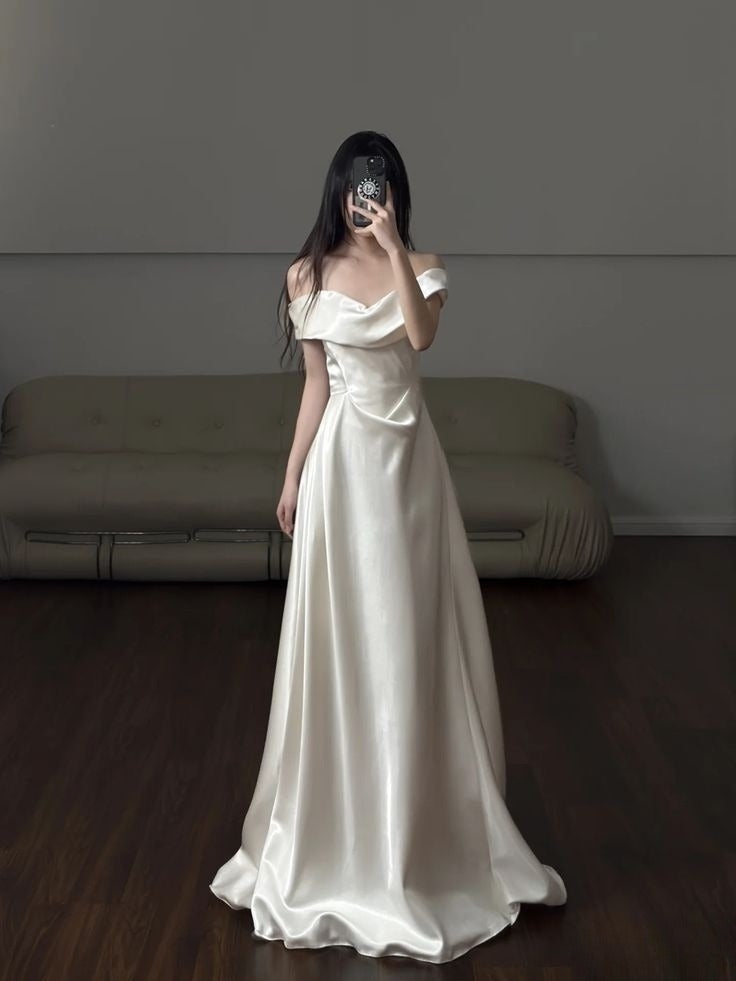 A Line Off Shoulder Formal Dress New Arrive Party Dress Evening Dress   fg7927