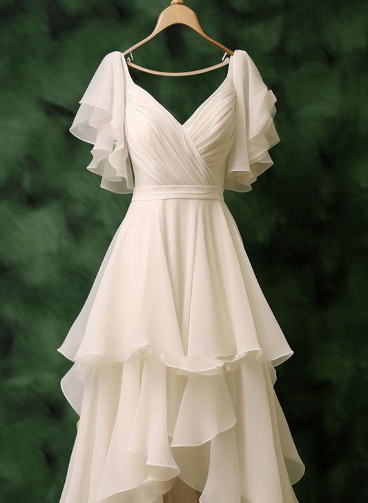 Chiffon High Low Formal Dress Prom Party Evening Dresses     fg7678