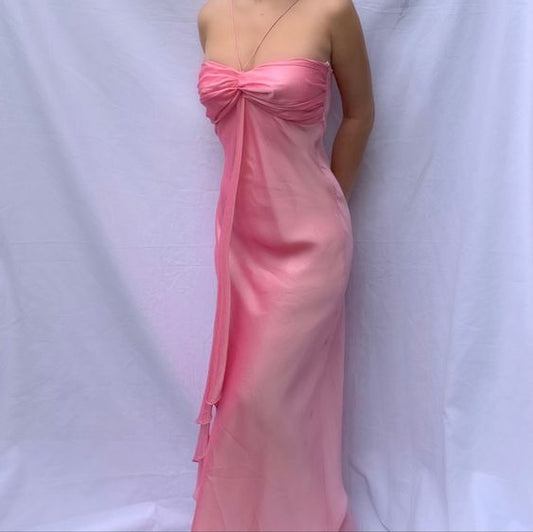 Pink Long Prom Dresses Sweet Formal Party Dress        fg6344