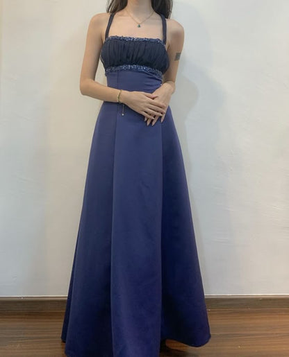 Straps Long Prom Party Dress Evening Gown       fg6707