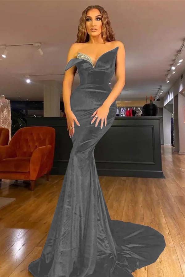 Glamorous Mermaid Evening Dress With Appliques