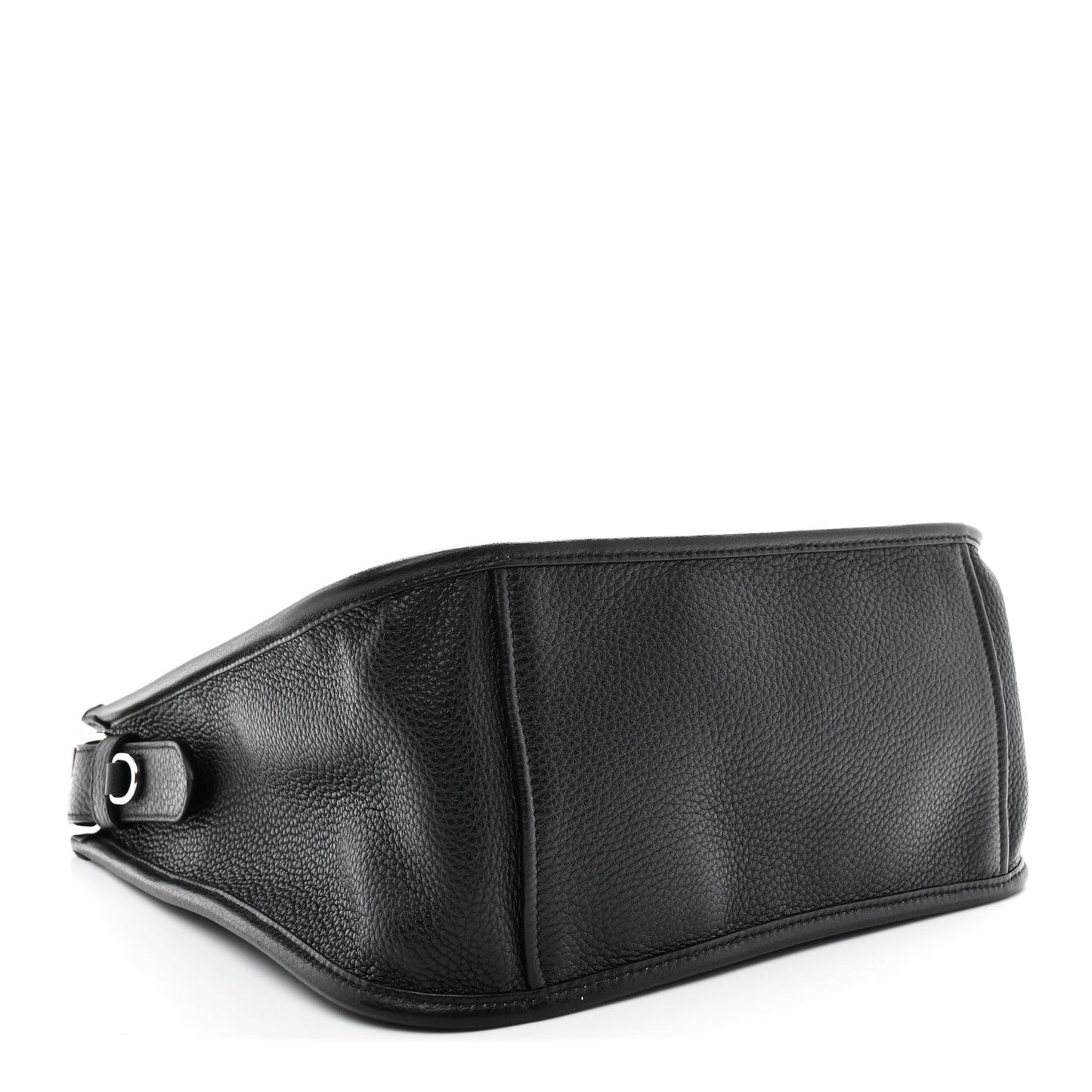 Vitello Daino Soft Hobo Messenger Bag Black