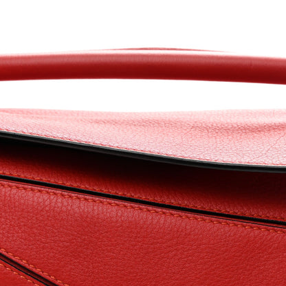 Calfskin Small Puzzle Bag Scarlet