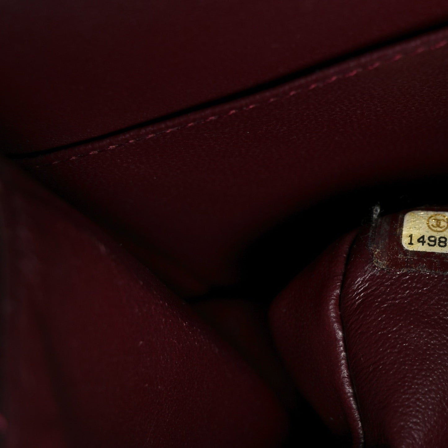 Patent Quilted 2.55 Reissue 226 Flap Burgundy