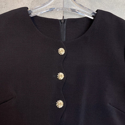 CHANEL 25S SHORT-SLEEVE LOOSE DRESS 502