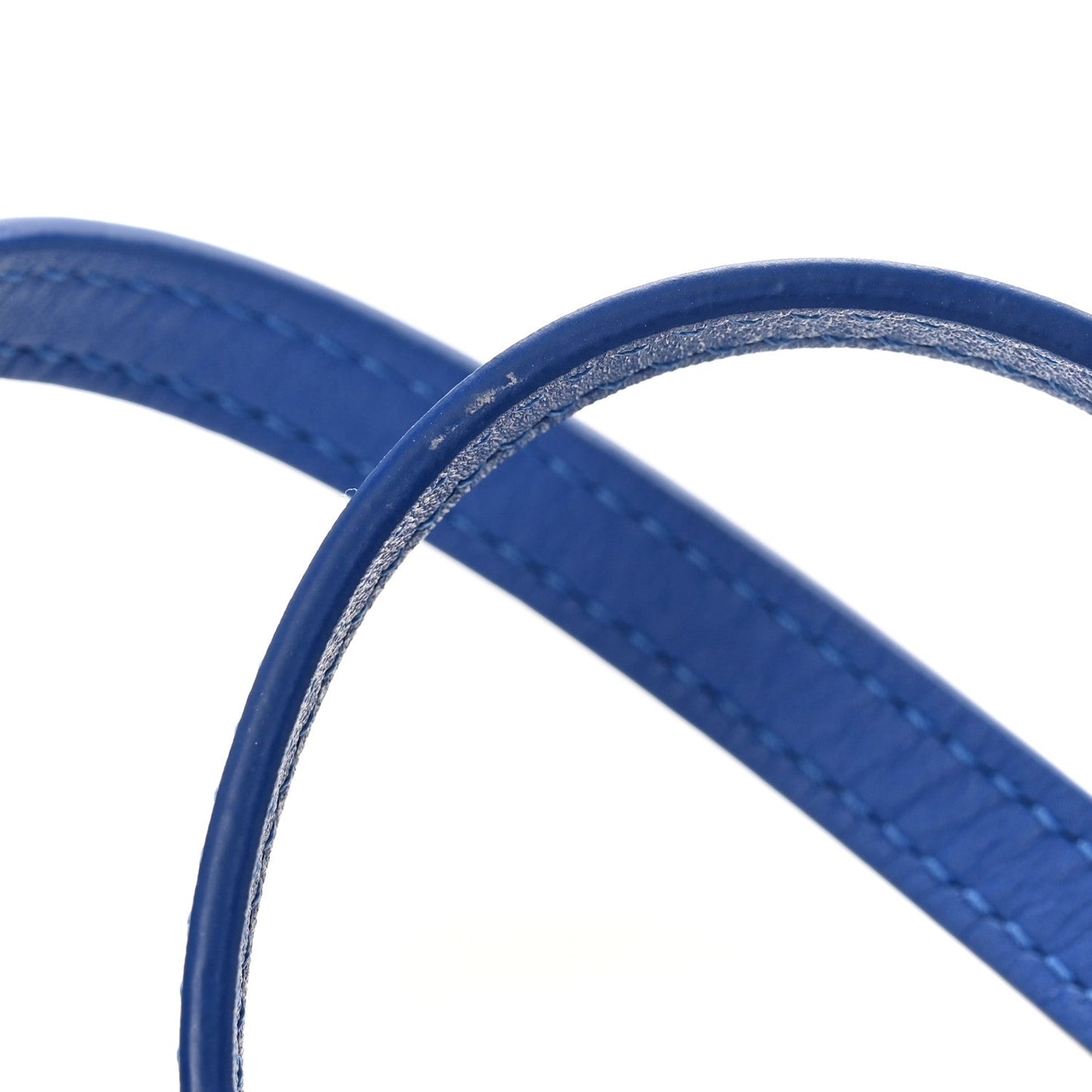 Calfskin New Wave Heart Bag Bleu Neon