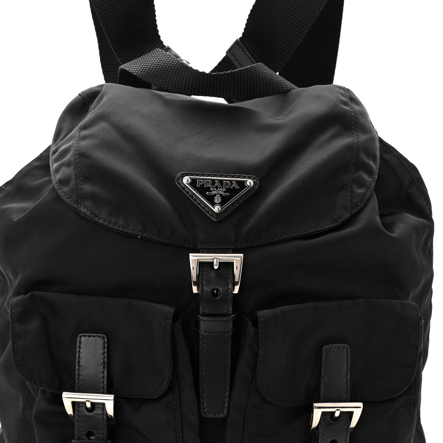 Tessuto Nylon Vela Small Backpack Black