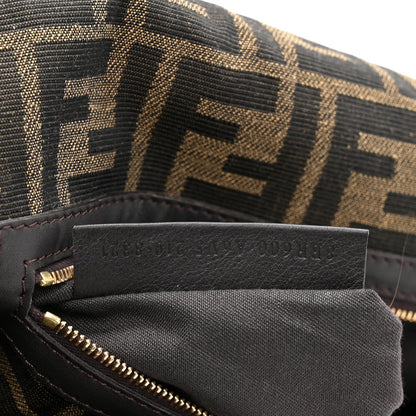Fabric Jacquard FF 1974 Medium Baguette Tobacco Moro Black