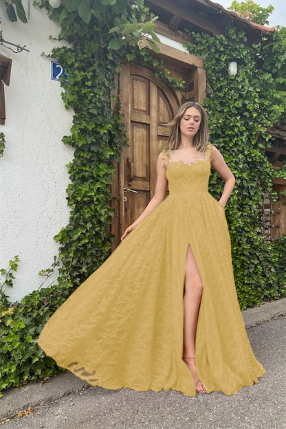 Evening Dress With Sleeveless Appliques Online Front Slit Red