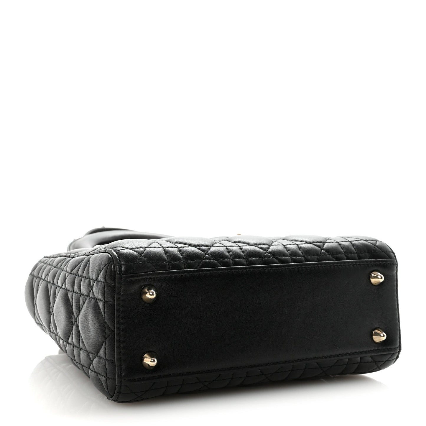 Lambskin Cannage Small My ABCDior Lady Dior Black