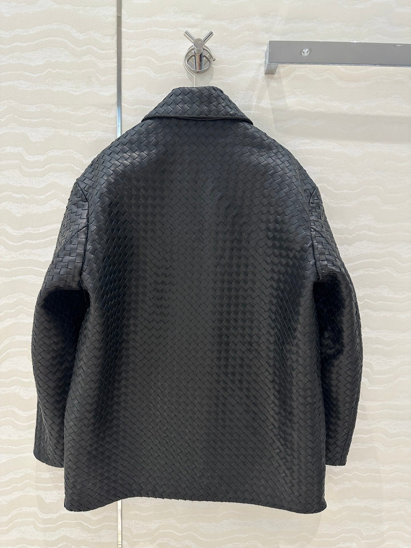 BV Jacket in Black Lambskin