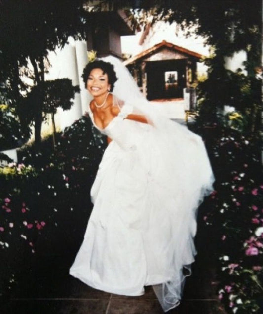 Classic White Ball Gown Off the Shoulder Satin Wedding Dress SH3806