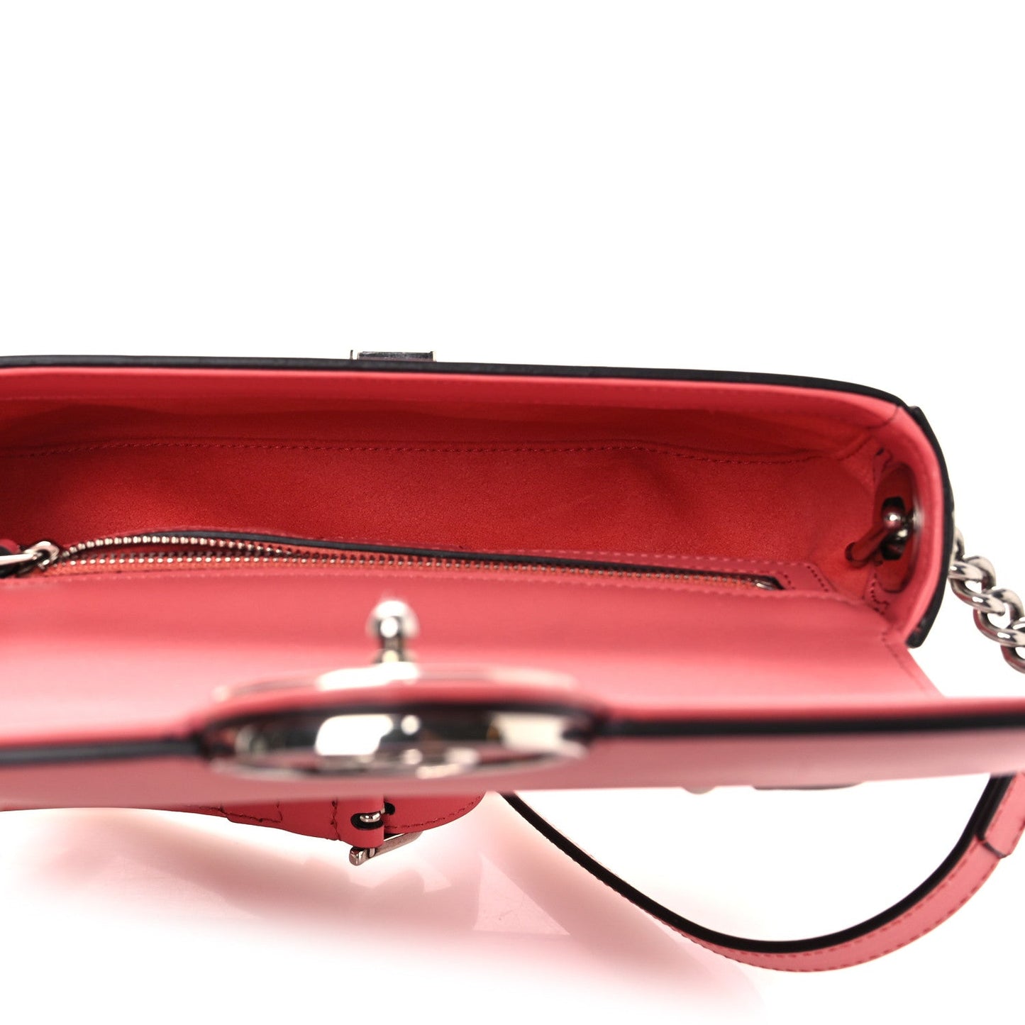 Senna Calfskin Petite GG Top Handle Shoulder Bag Pink