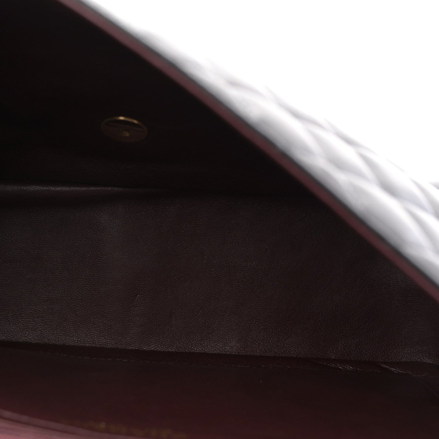 Lambskin Quilted Jumbo Single Flap Black