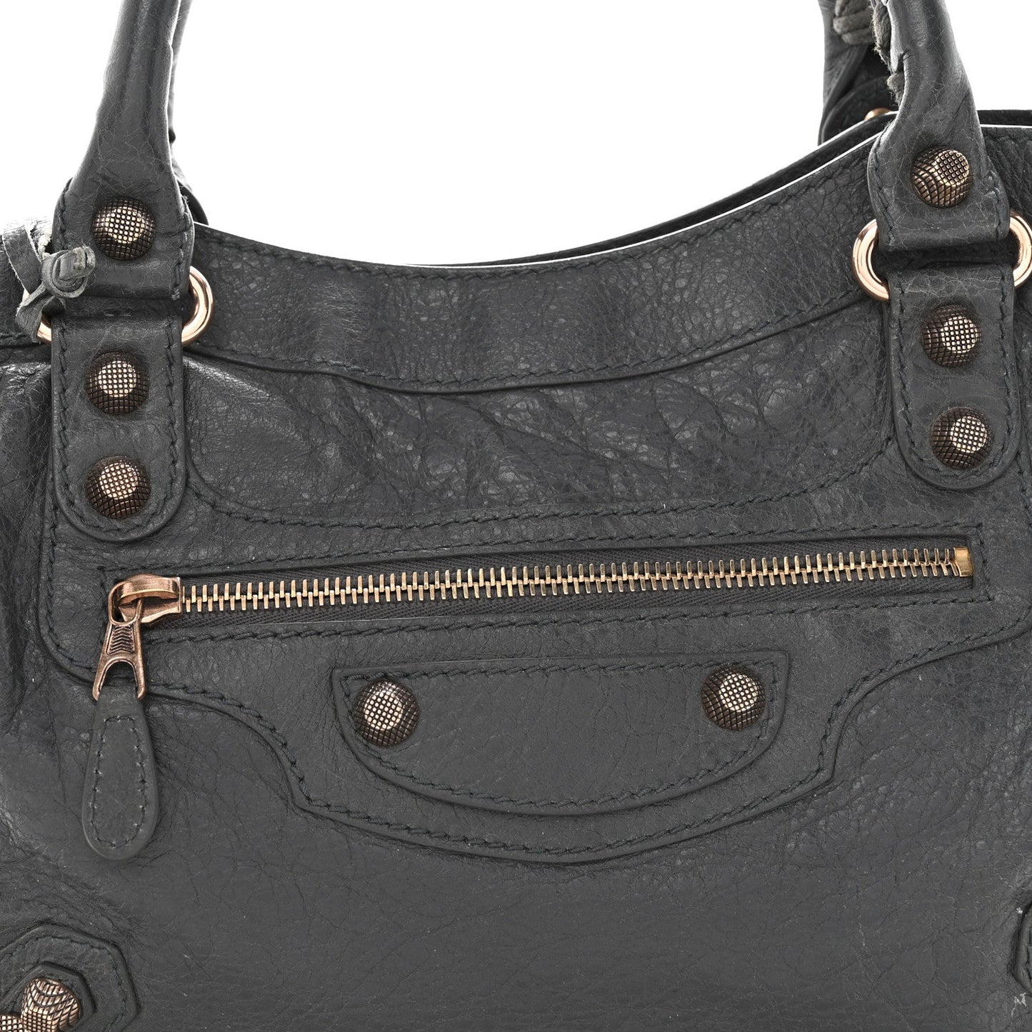Agneau Giant 12 Rose Gold Hardware Town Gris Tarmac