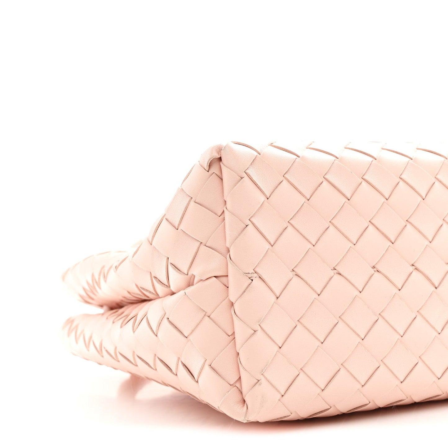 Nappa Intrecciato Medium Andiamo Shoulder Bag Cameo