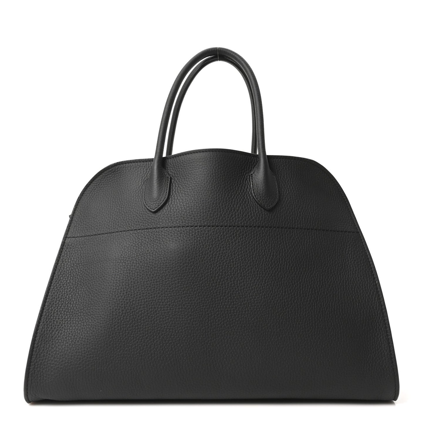 Matte Grained Calfskin Soft Margaux 15 Black