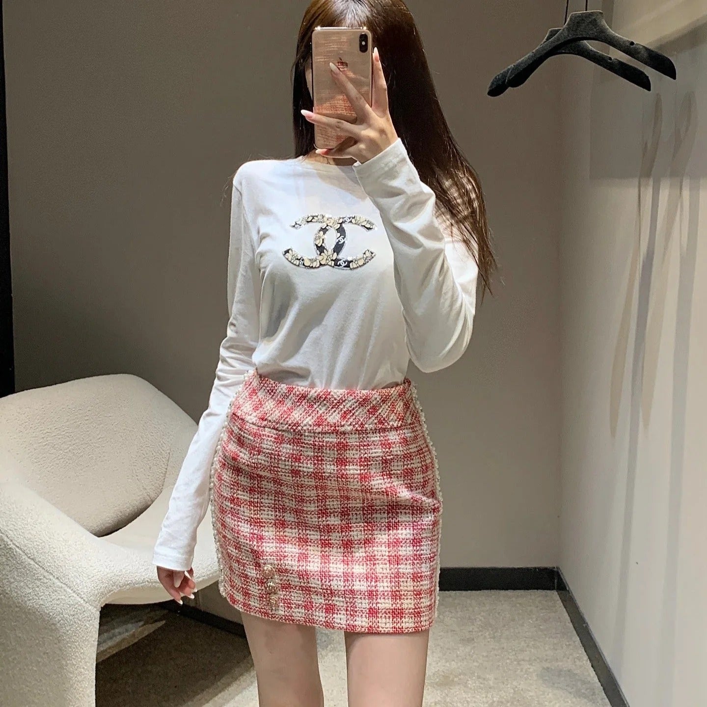 CHANEL 25S MINI SKIRT STYLE 190