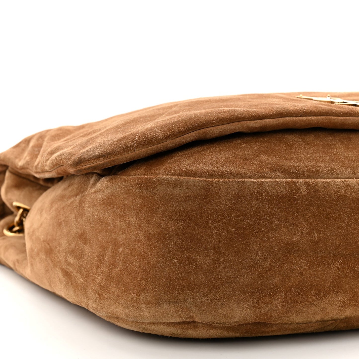 Suede Matelasse Monogram Large Jamie 4.3 Snuff