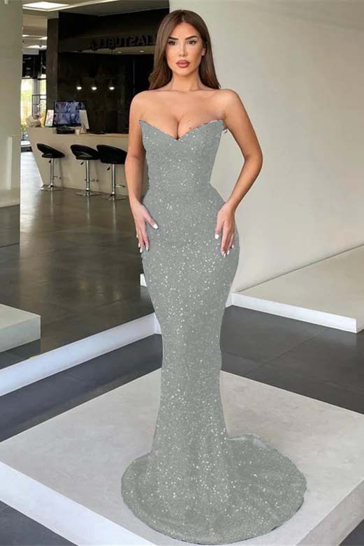 Sexy Long Sleeves Mermaid Prom Dress Black Online