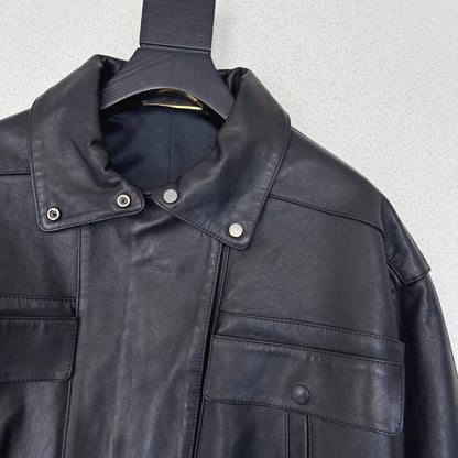 YSL Jacket Black Lambskin 584716