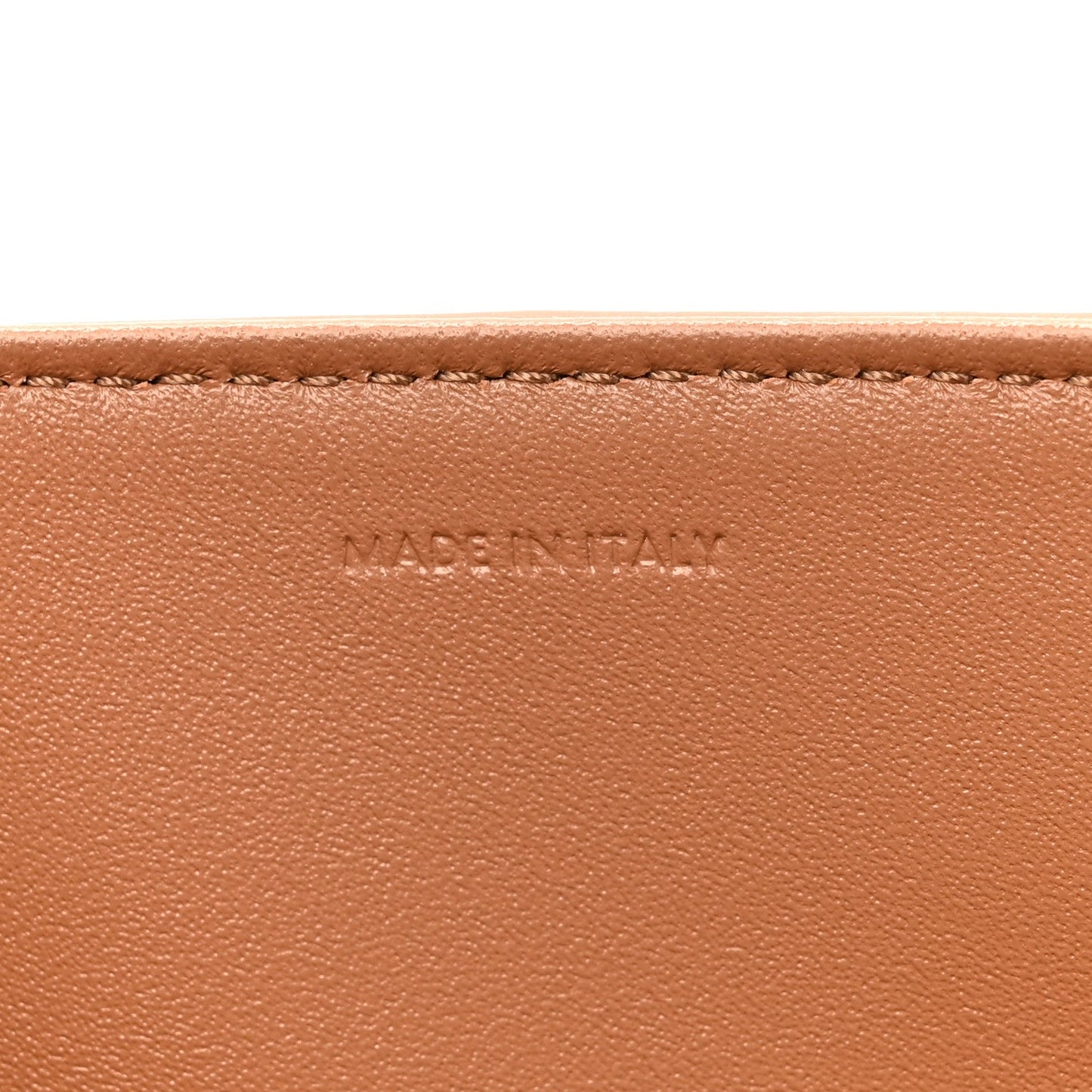 Shiny Calfskin Medium Triomphe Bronze