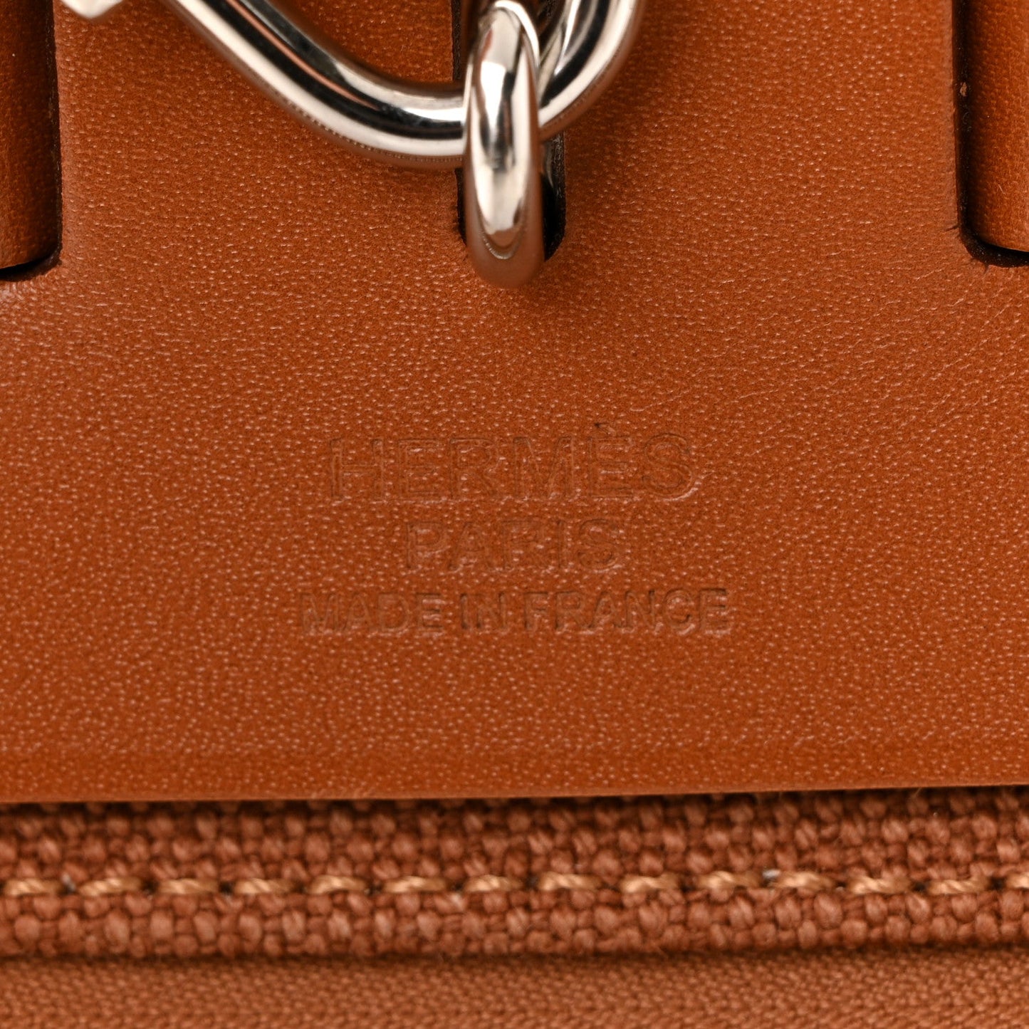 Vache Hunter Toile H Vibration Herbag Zip 39 MM Fauve Ecru Beige